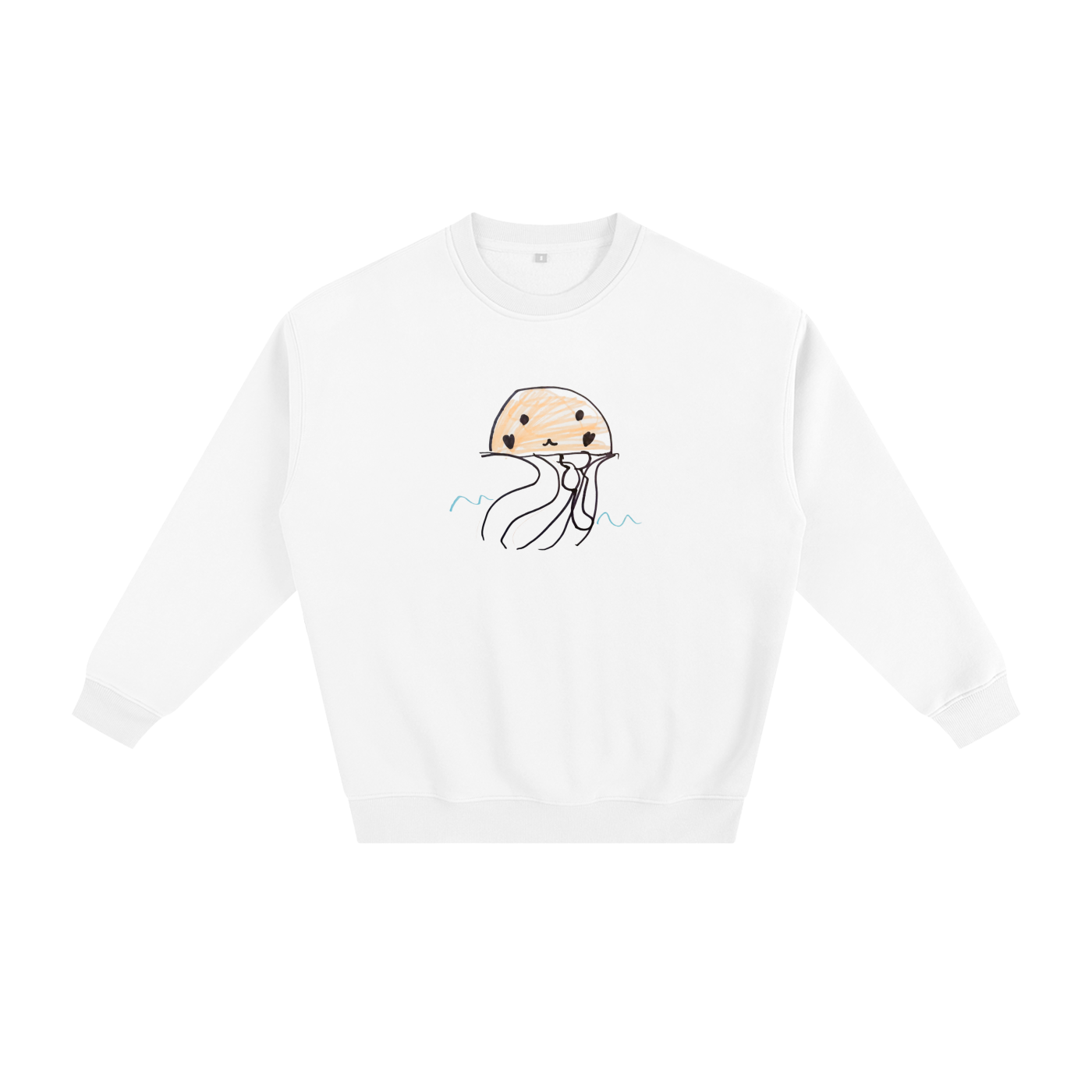 Squish the Jellyfish | Adults' Fleeced Sweatshirt