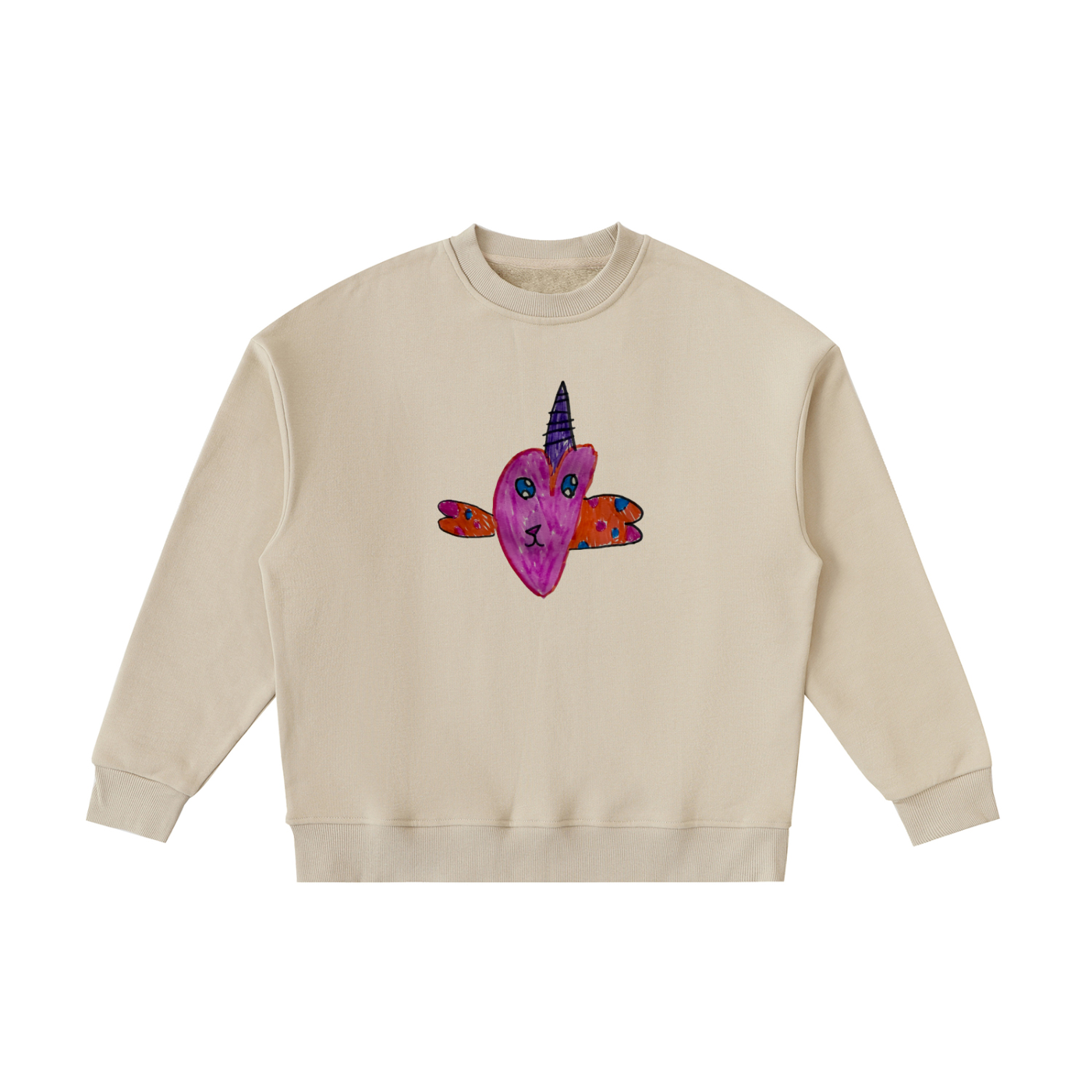 Lena Love Bird - Essential Fleece Kids' Crewneck Sweatshirt